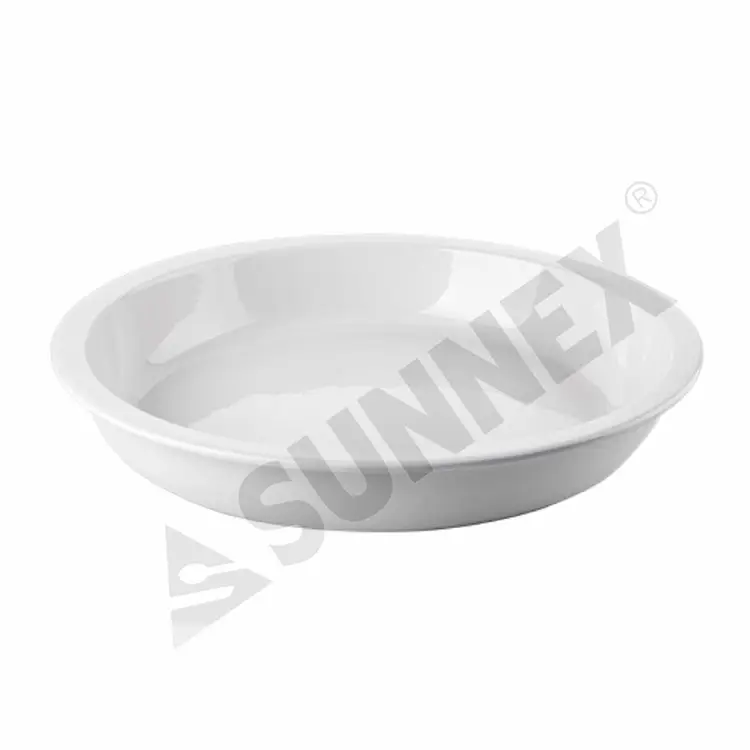 چینی مٹی کے برتن 4.5ltr گول فوڈ پین